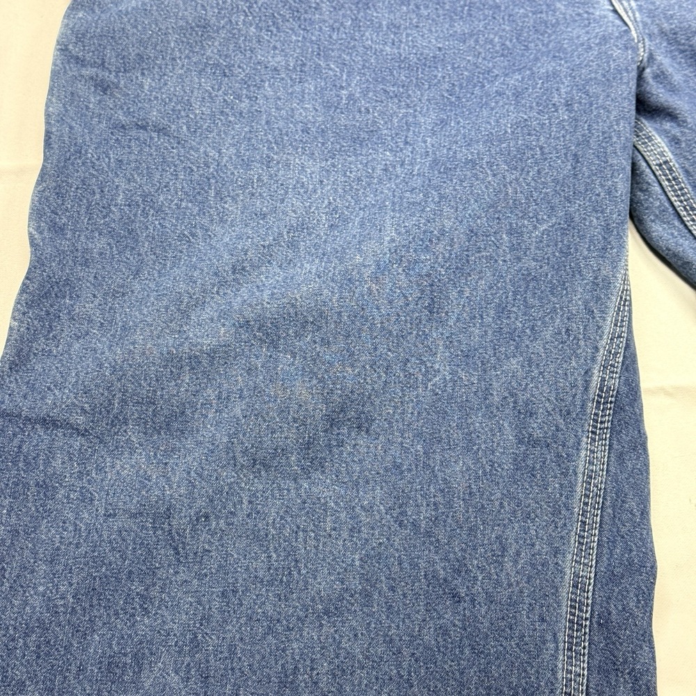 VTG Carhartt B13 DST Dungaree Fit Men 42x30 Jeans Carpenter Work Hammer Pocket - Picture 16 of 16
